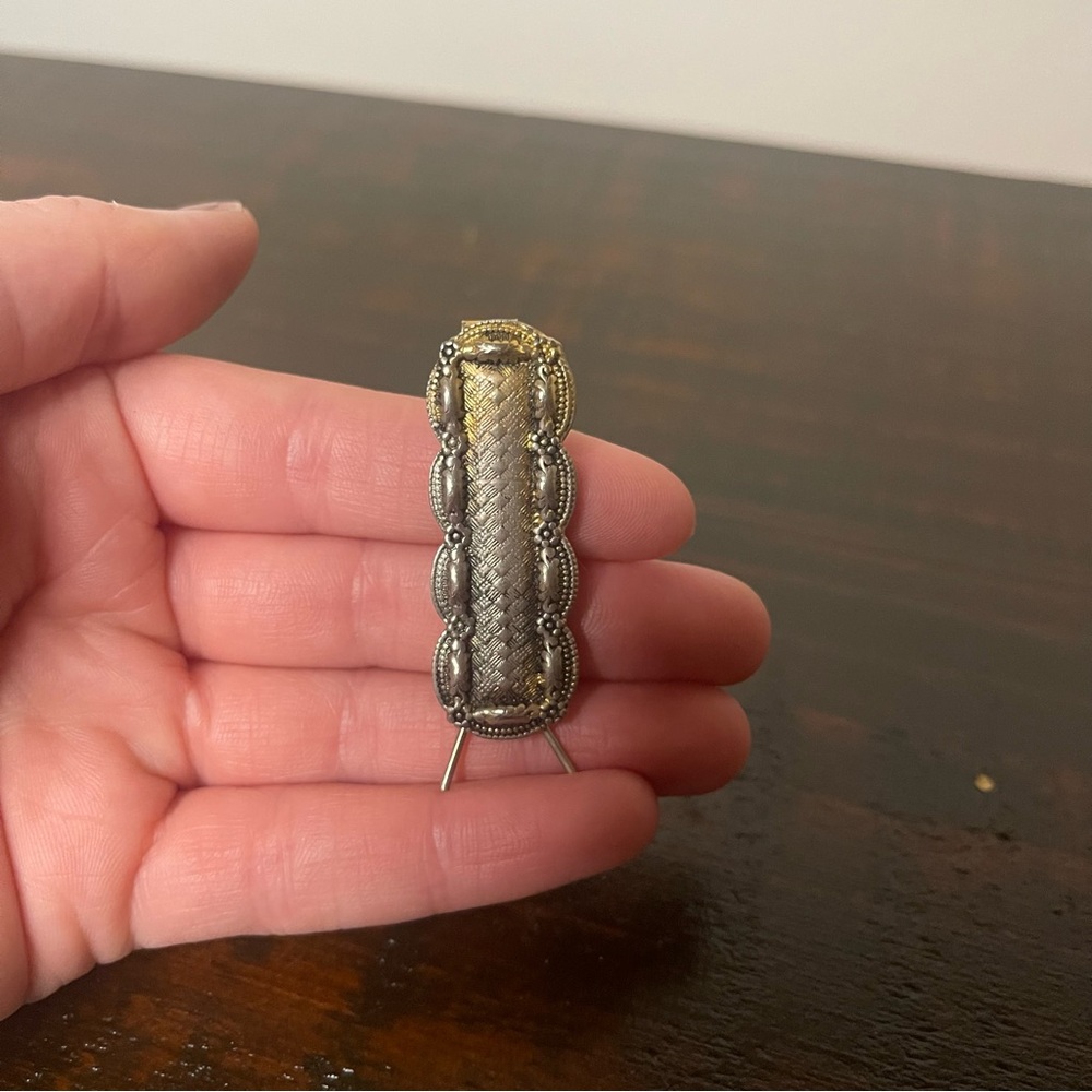 Antique Hair Pin Pinch Close